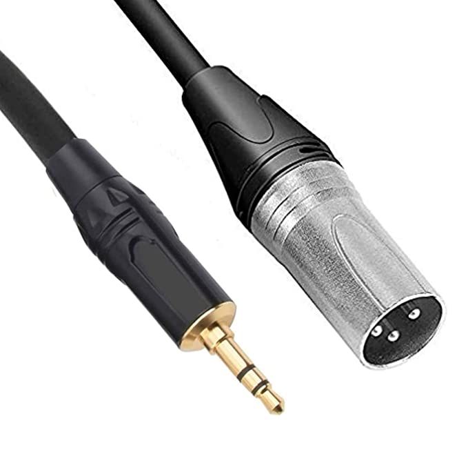 3-Pin XLR Male to 3.5mm Stereo Male Audio Cable 10 ft rental product image