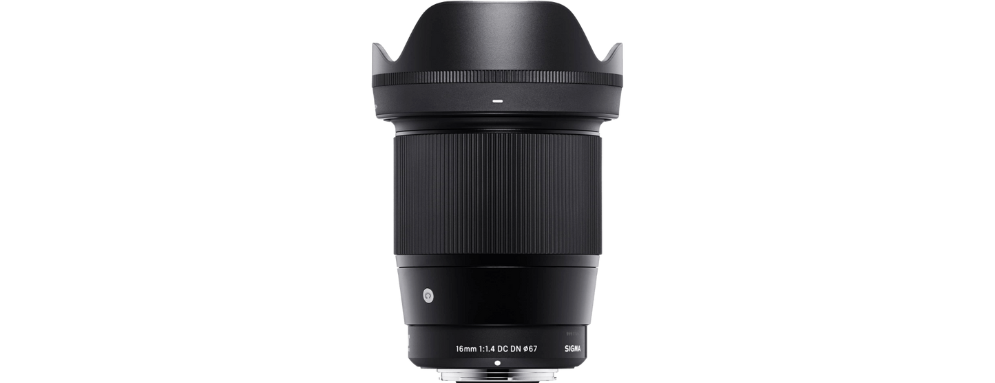 Rent Sigma Sony 16mm f/1.4 DC DN Mirrorless lens