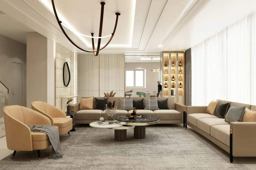 Eronz L Shape Sofa Furniture on Rent - Rentux
