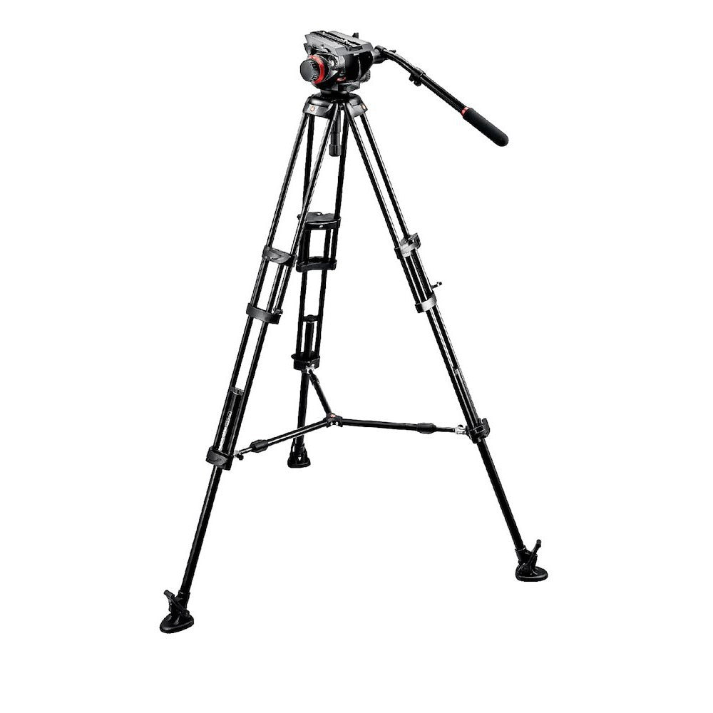 Manfrotto Heavy Tripod 546BK with Fluid Head 504HD on Rent