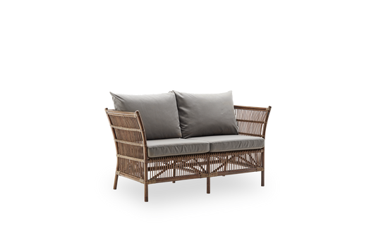Sancall Rattan 2 Seater Sofa - 57" Furniture on Rent - Rentux