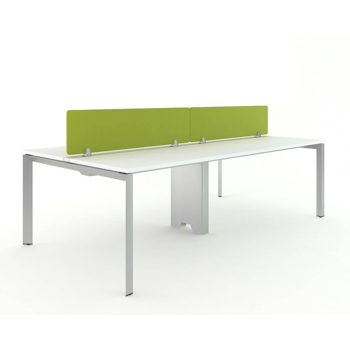 Alaska 4 Seater Workstation Furniture on Rent - Rentux