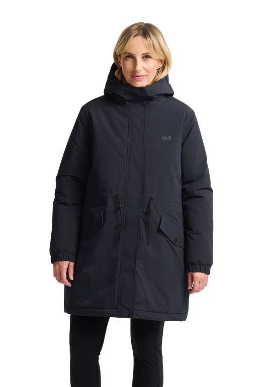 Women Parka Jacket - 15 Degree To 20 Degree Celsius Trekking Gear on Rent - Rentux