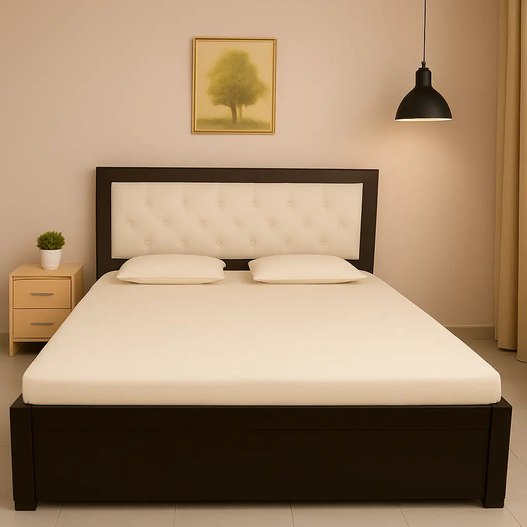 Alix Double Bed (6×6) Furniture on Rent - Rentux