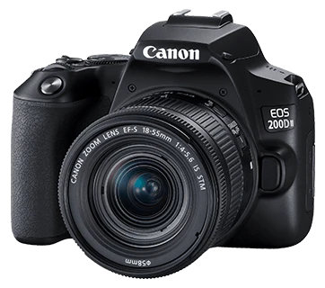 Rent Canon EOS 200D Mark II DSLR Camera with 18-135mm Lens