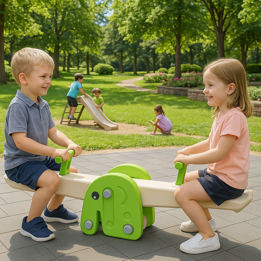 Elephant See Saw Kids Item on Rent - Rentux