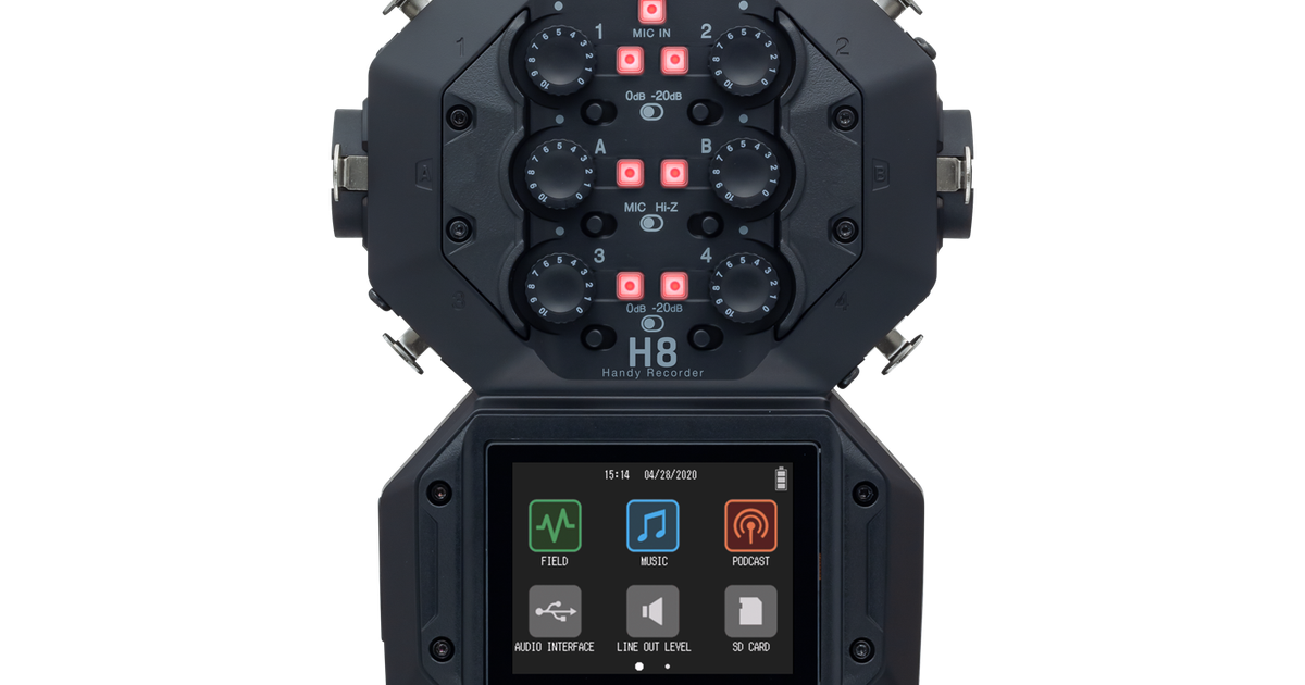 Zoom H8 8 - Input Camera Accessory on Rent - Rentux