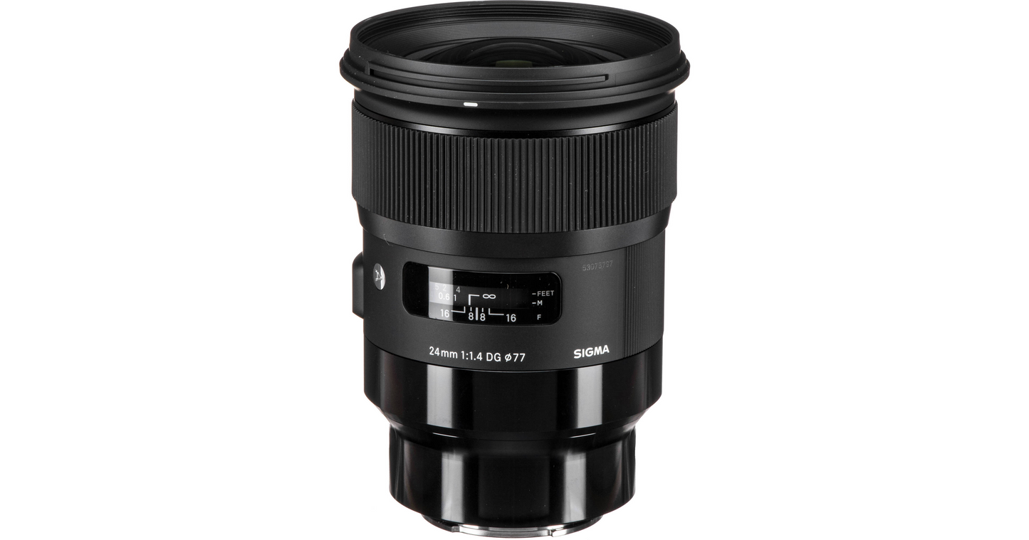 Rent Sigma Sony 24mm f/1.4 Dg Art  Mirrorless lens
