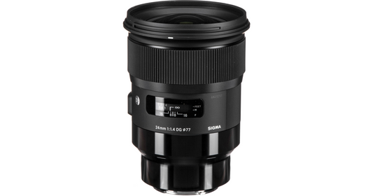 Rent Sigma Sony 24mm f/1.4 Dg Art  Mirrorless lens