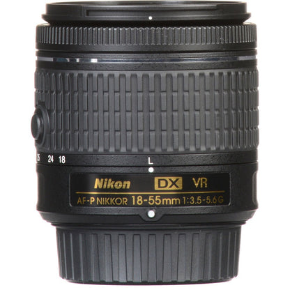 AF-P DX Nikkor 18-55mm f/3.5-5.6G VR Lens on Rent