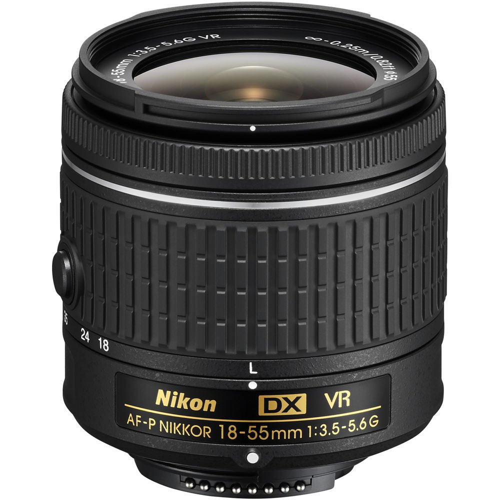 AF-P DX Nikkor 18-55mm f/3.5-5.6G VR Lens on Rent