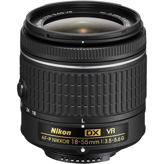 AF-P DX Nikkor 18-55mm f/3.5-5.6G VR Lens on Rent