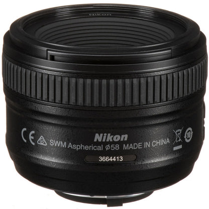 AF-S Nikkor 50mm f/1.8G Lens on Rent