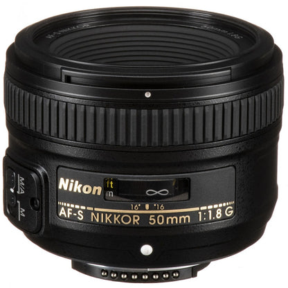 AF-S Nikkor 50mm f/1.8G Lens on Rent