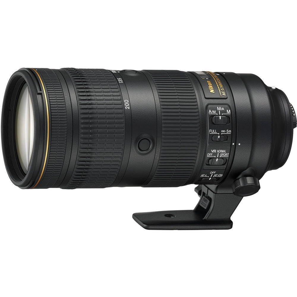 AF-S Nikkor 70-200mm f/2.8E FL ED VR Lens on Rent