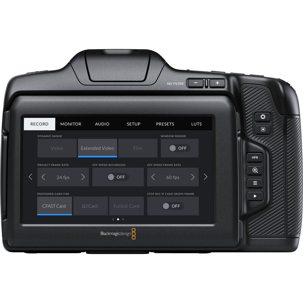 Blackmagic Pocket Cinema Camera 6K Pro on Rent