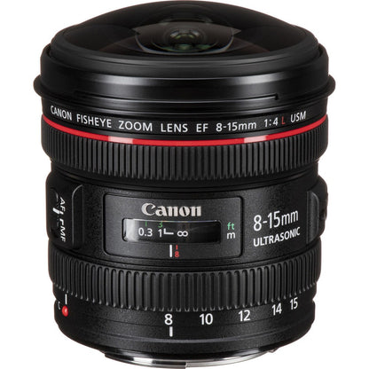 Canon EF 8-15mm f/4L Fisheye USM Lens on Rent