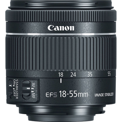 Canon EF-S 18-55mm f/4-5.6 IS STM Lens on Rent