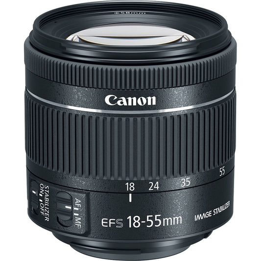 Canon EF-S 18-55mm f/4-5.6 IS STM Lens on Rent