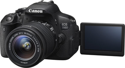 Rent Canon EOS 700D DSLR Camera with 18-55mm and 55-250mm Lenses or 18-135mm Lens