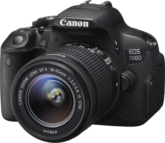 Rent Canon EOS 700D DSLR Camera with 18-55mm and 55-250mm Lenses or 18-135mm Lens