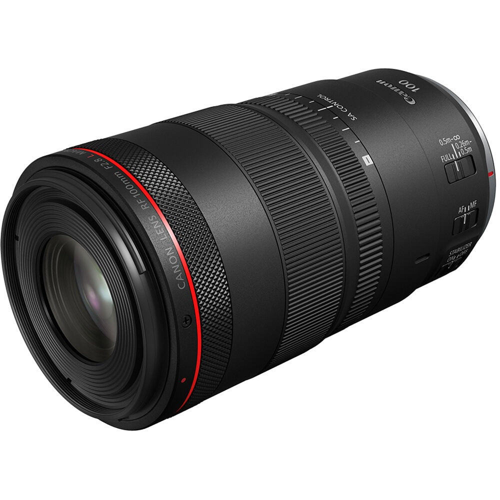 Canon RF 100mm f/2.8L Macro IS USM Lens on Rent