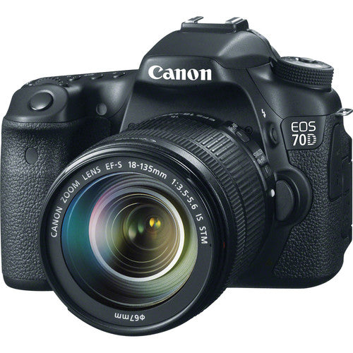 Rent Canon EOS 70D DSLR Camera with 18-135mm or 18-200mm Lens