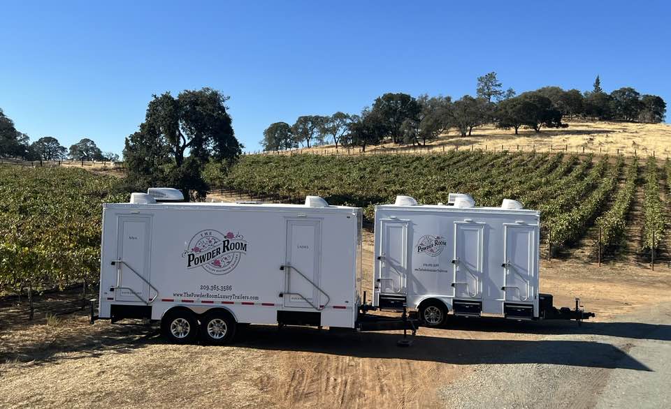 Executive class series (1st) 1 ladies + 1 Gents Mobile Washroom on Rent - Rentux