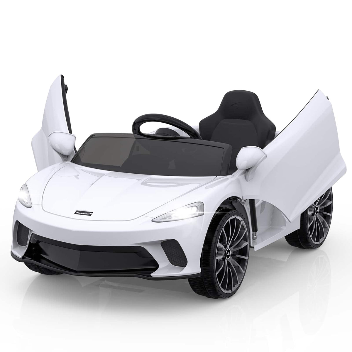 Sports Car white with Black Kids Item on Rent - Rentux
