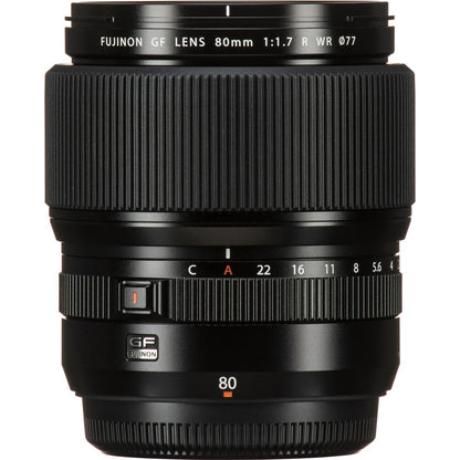 Fujinon GF 80mm f/1.7 R WR Lens on Rent