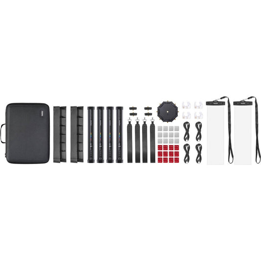 Godox TL30-K4 RGB Tubelight Four-Light Kit on Rent