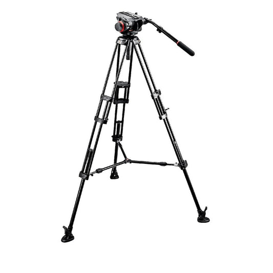 Manfrotto Heavy Tripod 546BK with Fluid Head 504HD on Rent