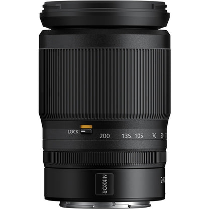 Nikkor Z 24-200mm f/4-6.3 VR Lens on Rent