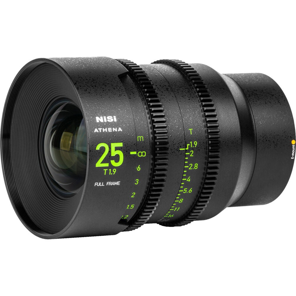 Nisi Athena Prime 25mm T1.9 Full Frame Lens for Sony E Mount on Rent
