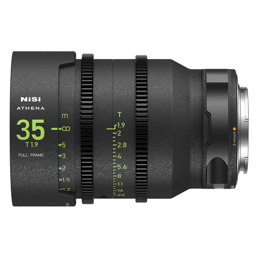 Nisi Athena Prime 35mm T1.9 Full Frame Lens for Sony E Mount on Rent