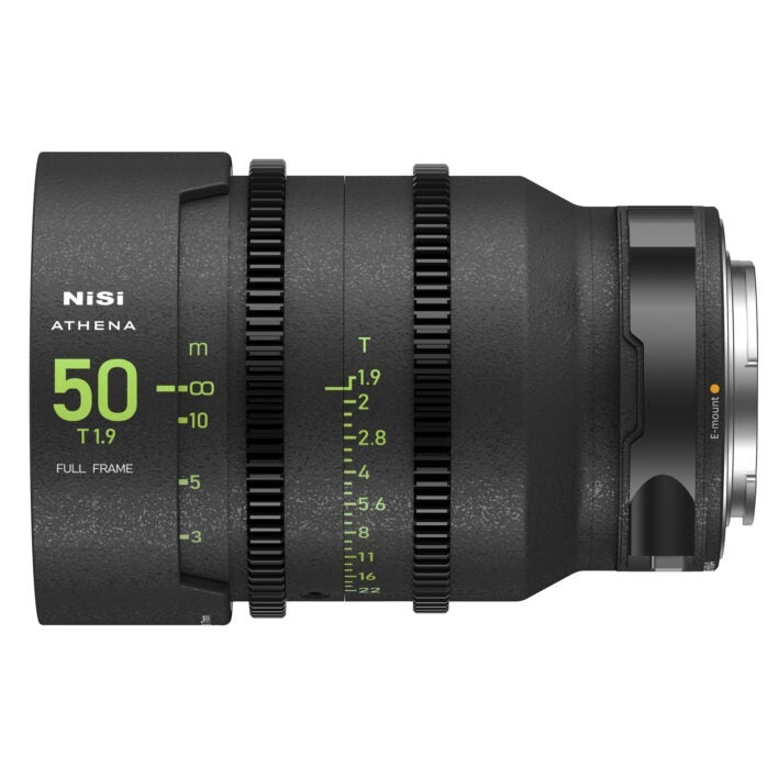 Nisi Athena Prime 50mm T1.9 Full Frame Lens for Sony E Mount on Rent