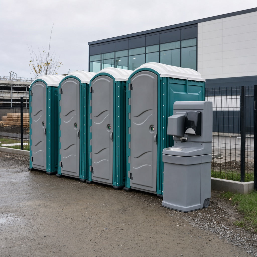 Portable Rest Room od Mobile Washroom on Rent - Rentux