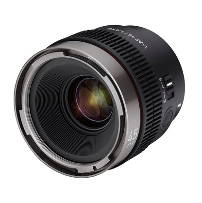 Samyang V-AF 45mm T1.9 for Sony FE Lens on Rent
