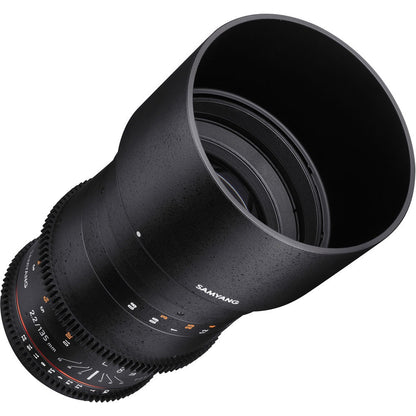 Samyang VDSLR 135mm T2.2 ED for Nikon F Lens on Rent