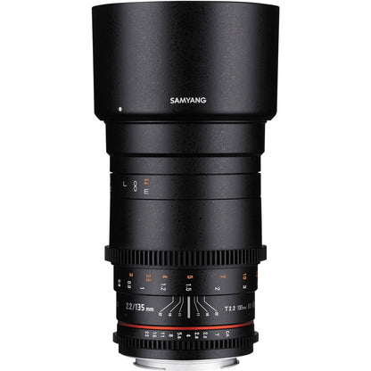 Samyang VDSLR 135mm T2.2 ED for Nikon F Lens on Rent