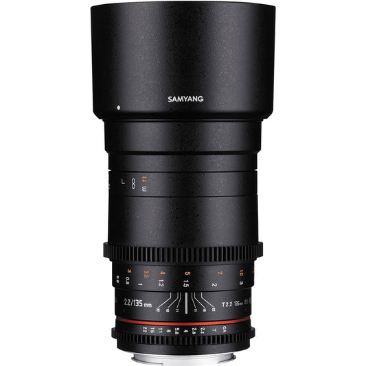 Samyang VDSLR 135mm T2.2 ED for Nikon F Lens on Rent