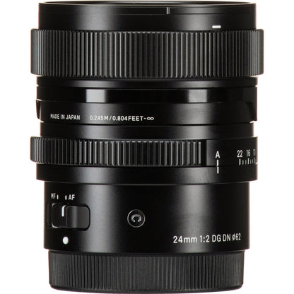 Sigma 24mm f/2 DG DN Contemporary for Sony E Lens on Rent