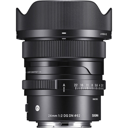 Sigma 24mm f/2 DG DN Contemporary for Sony E Lens on Rent