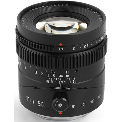 TTArtisan 50mm f/1.4 Tilt for Sony E Full Frame Lens on Rent