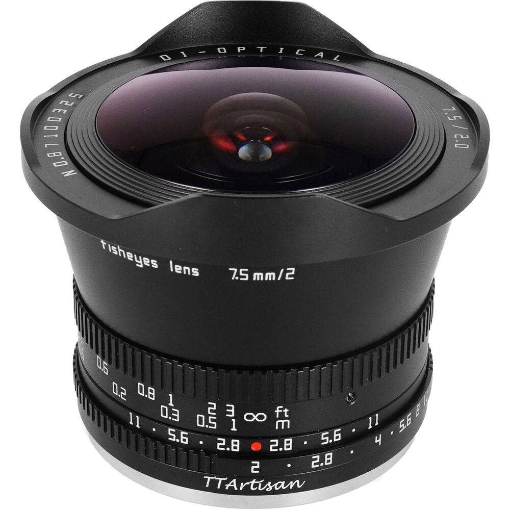 TTArtisan 7.5mm f/2 Fisheye for Fujifilm X APS-C Lens on Rent