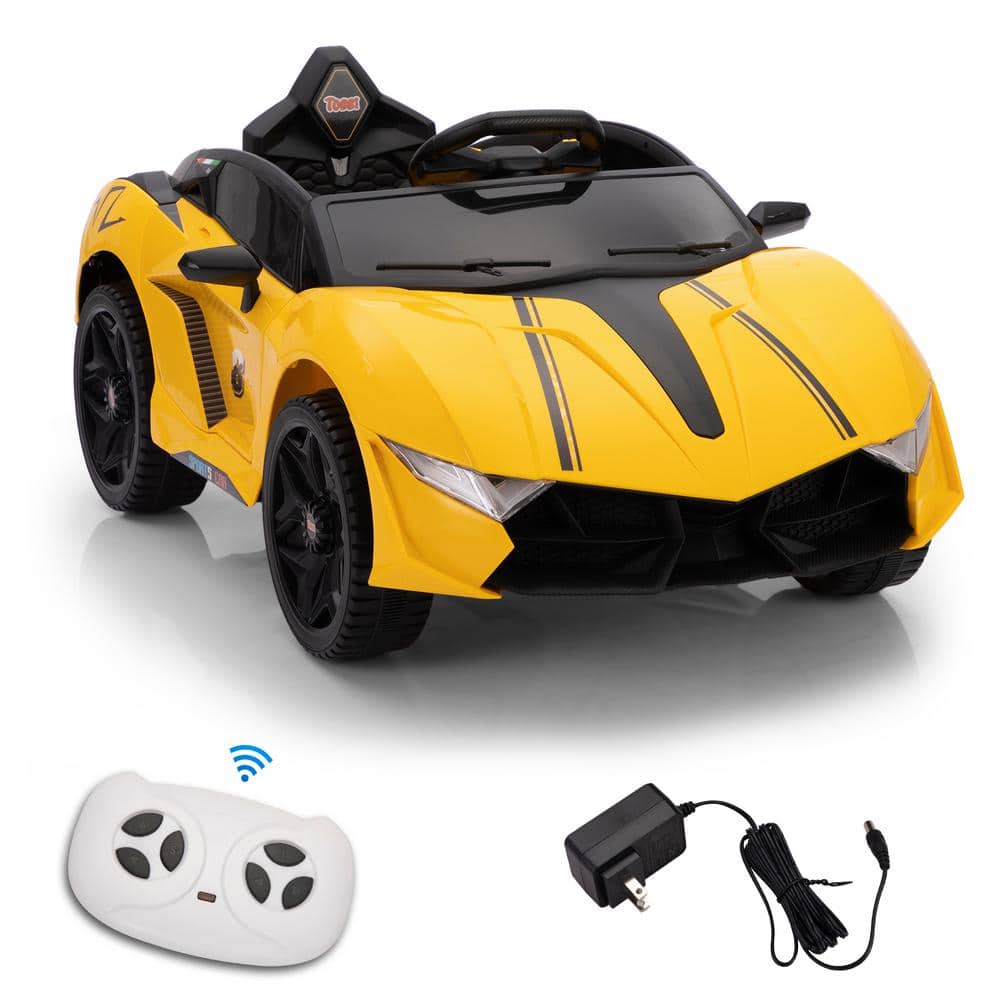 Sports Car Yellow Kids Item on Rent - Rentux